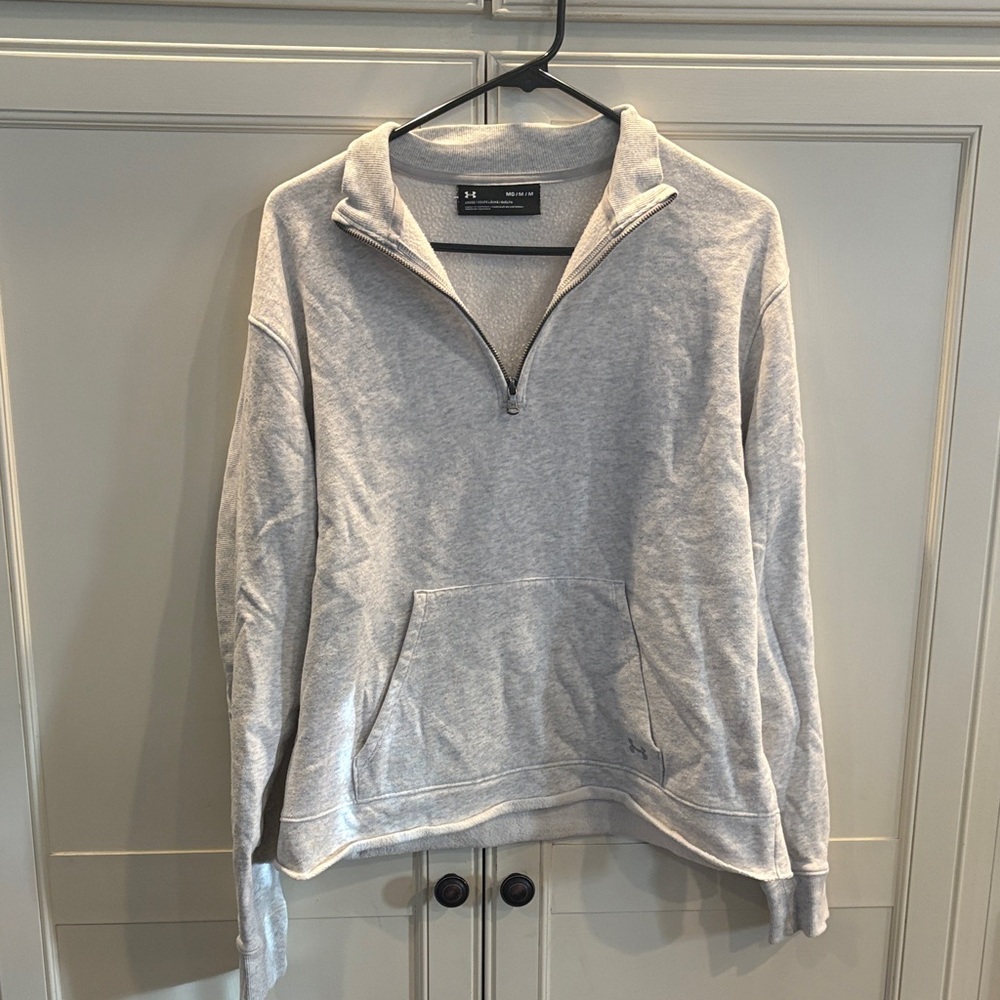 Under Armour Women's Gray Half-Zip Hoodie